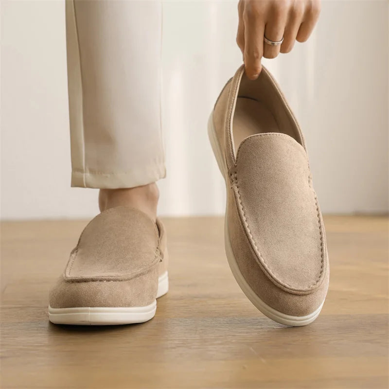 Mocasines planos para hombre: mocasines antideslizantes a la moda.