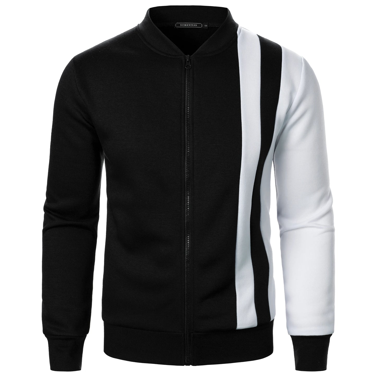 Chaqueta informal de manga larga con cremallera, estilo blazer deportivo.