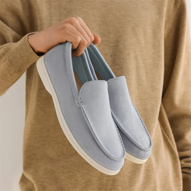 Mocasines planos para hombre: mocasines antideslizantes a la moda.