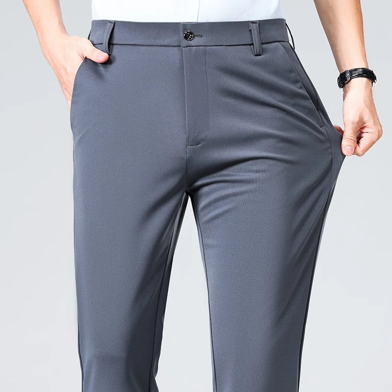Pantalones finos para hombre: pantalones de traje, de trabajo, de calidad, de estilo business casual.