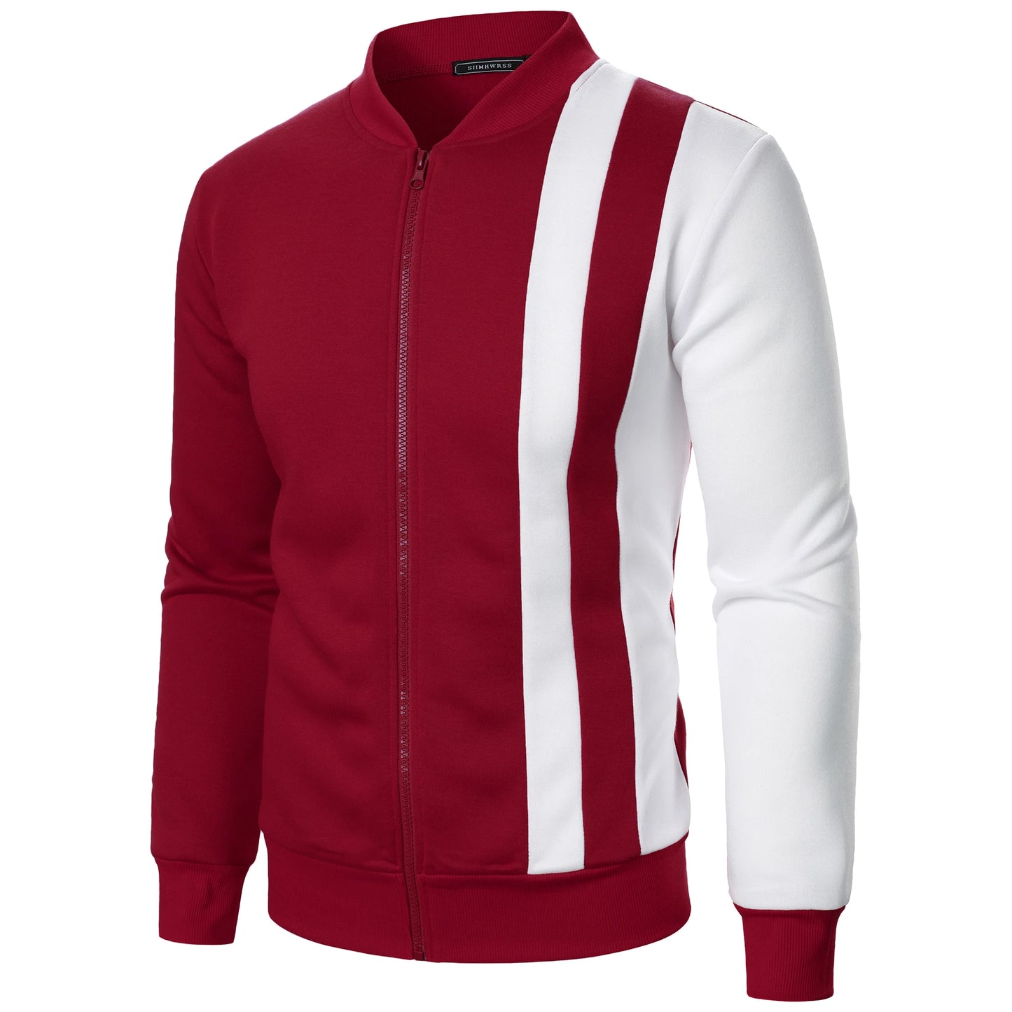Chaqueta informal de manga larga con cremallera, estilo blazer deportivo.