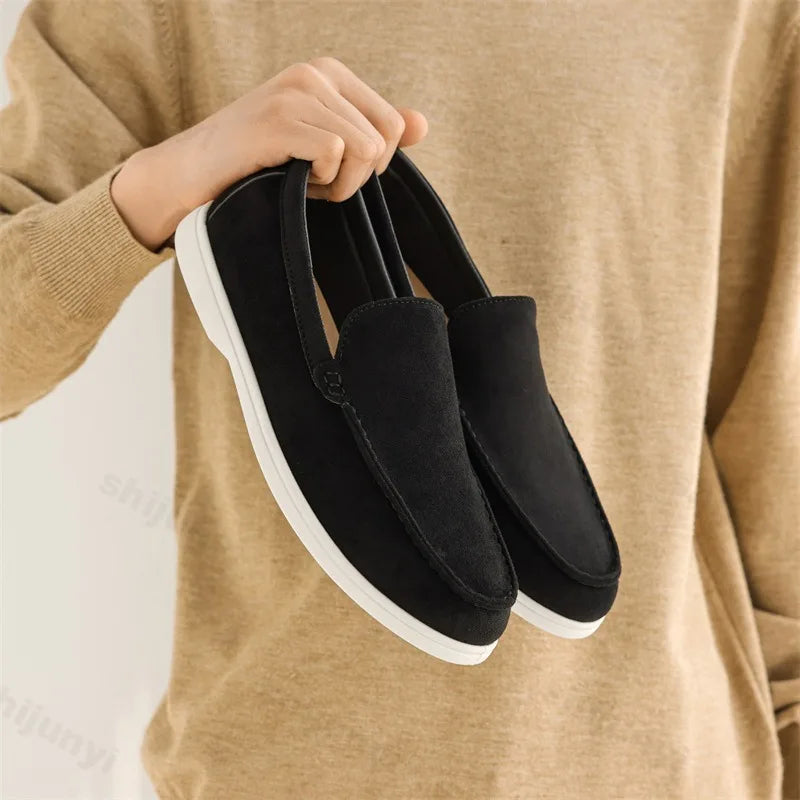 Mocasines planos para hombre: mocasines antideslizantes a la moda.