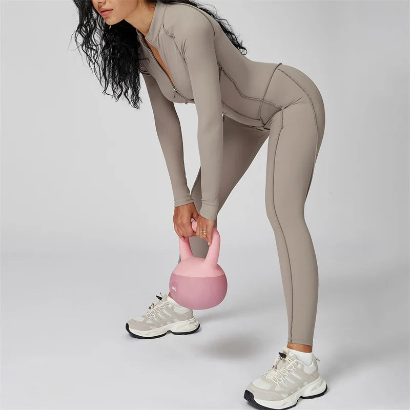 MONO DE GIMNASIO: mono deportivo de media cremallera con rayas deportivas, body de fitness, prenda de entrenamiento de una sola pieza