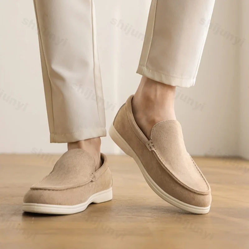Mocasines planos para hombre: mocasines antideslizantes a la moda.