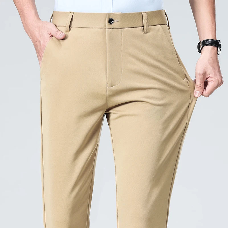 Pantalones finos para hombre: pantalones de traje, de trabajo, de calidad, de estilo business casual.
